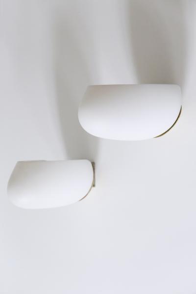  Peill Putzler Midcentury Modern Wall Lamps Corno by Wilhelm Wagenfeld for Peill Putzler 1952