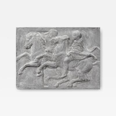  Pennoyer Newman Parthenon Plaque C Two Horsemen