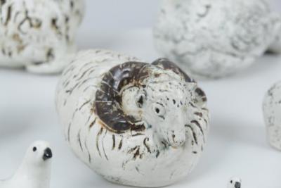  Pentik A Set of Ceramic Animal Figurines by Henrik Allert for Pentik 1980s