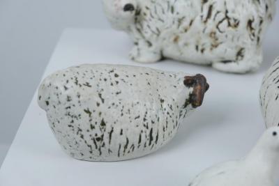  Pentik A Set of Ceramic Animal Figurines by Henrik Allert for Pentik 1980s