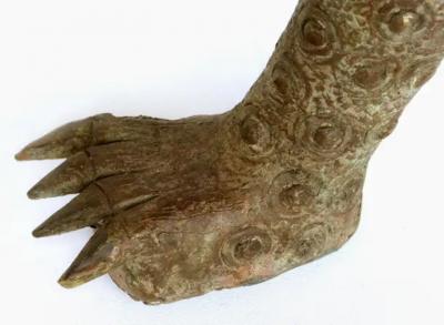  People from Benin Benin Nigeria Bronze Sculptures of Leopards Modern Replicas