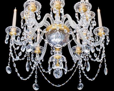  Perry Co A 20TH CENTURY CHANDELIER IN THE STYLE OF PERRY CO