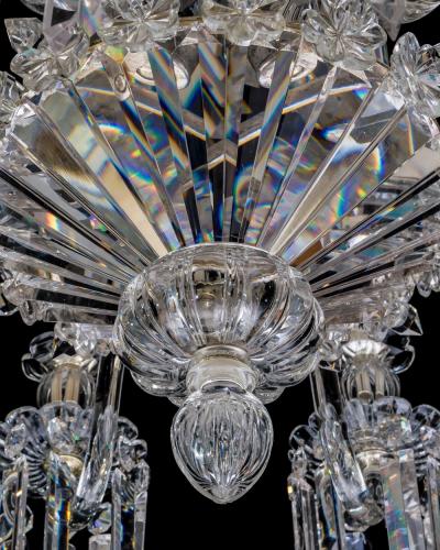  Perry Co A WILLIAM IV CUT GLASS CHANDELIER ATTRIBUTED TO PERRY CO