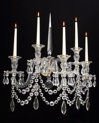  Perry Co AN IMPORTANT PAIR OF VICTORIAN WALL LIGHTS OF UNUSUAL SIZE