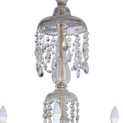  Perry Co Pair of early Victorian cut glass chandeliers attributed to Perry Co