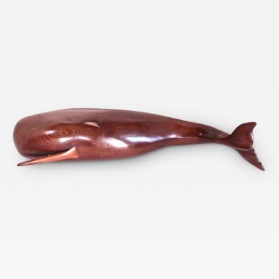  Peter Allen Mid Century Folk Art Whale by Peter Allen Stinson Beach California