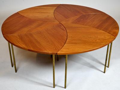  Peter Hvidt Orla M lgaard Nielsen PETER HVIDT AND ORLA MOLGAARD SECTIONAL PINWHEEL COFFEE TABLE