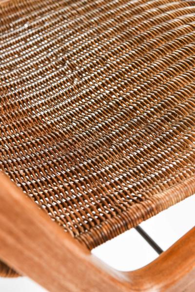  Peter Hvidt Orla M lgaard Nielsen Pair of Easy Chairs in Beech Rattan by Peter Hvidt Orla M lgaard Nielsen 1959