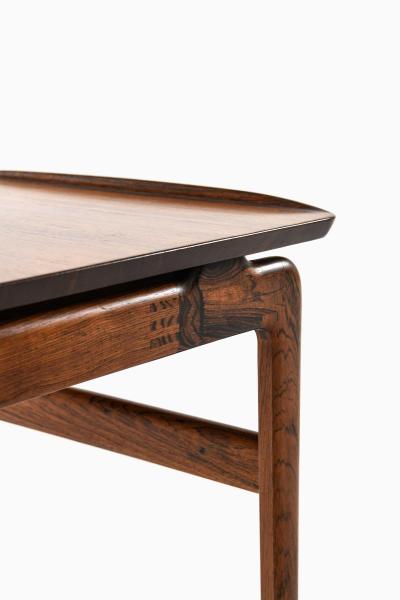  Peter Hvidt Orla M lgaard Nielsen Pair of Hvidt M lgaard Nielsen Rosewood Side Tables 1960s