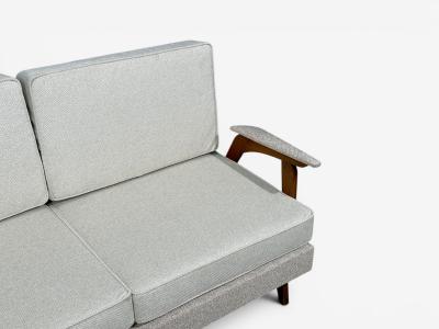  Peter Hvidt Orla M lgaard Nielsen Peter Hvidt Orla M lgaard Nielsen Style Settee Cream Boucle Denmark 1960s