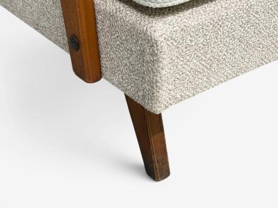  Peter Hvidt Orla M lgaard Nielsen Peter Hvidt Orla M lgaard Nielsen Style Settee Cream Boucle Denmark 1960s