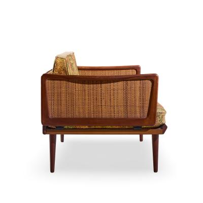  Peter Hvidt Orla M lgaard Nielsen Peter Hvidt and Orla M lgaard Nielsen Mid Century Teak and Cane Daybed