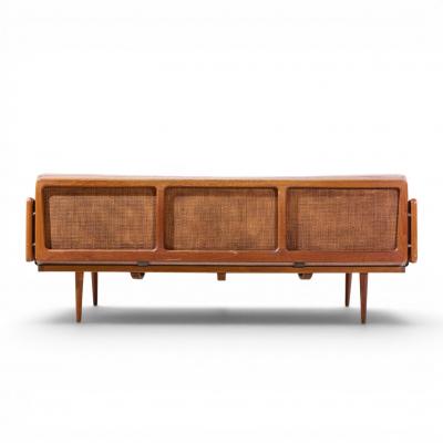  Peter Hvidt Orla M lgaard Nielsen Peter Hvidt and Orla M lgaard Nielsen Mid Century Teak and Cane Daybed