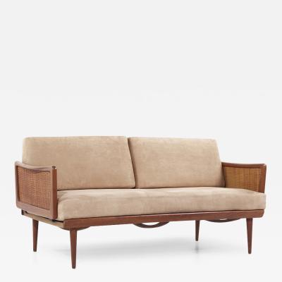  Peter Hvidt Orla M lgaard Nielsen Peter Hvidt and Orla Molgaard Nielsen Mid Century Teak and Cane Daybed