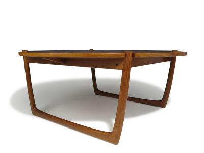  Peter Hvidt Orla M lgaard Nielsen c 1955 Peter Hvidt for France Daverkosen Solid Teak Round Coffee Table