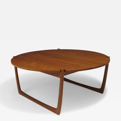  Peter Hvidt Orla M lgaard Nielsen c 1955 Peter Hvidt for France Daverkosen Solid Teak Round Coffee Table