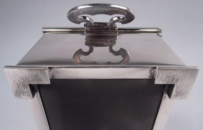  Peter Nicholas Co Ltd English Modern Sterling Silver Box with Saudi Arabia Association