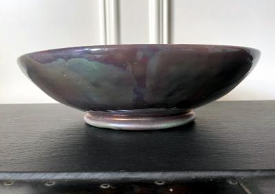  Pewabic Pottery Large Iridescent Pewabic Ceramic Centerpiece Bowl