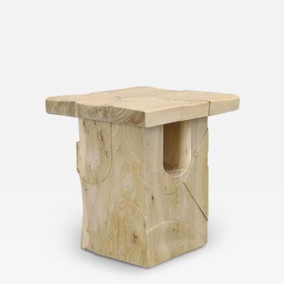  Pfeifer Studio Bleached Wood End Table S01