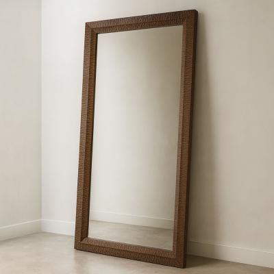  Pfeifer Studio Cinzelo Carved Wood Floor Mirror