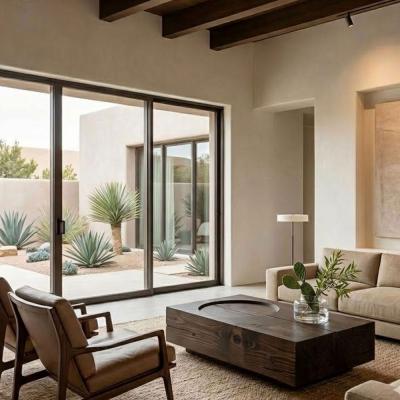  Pfeifer Studio Circle Beam Cocktail Table