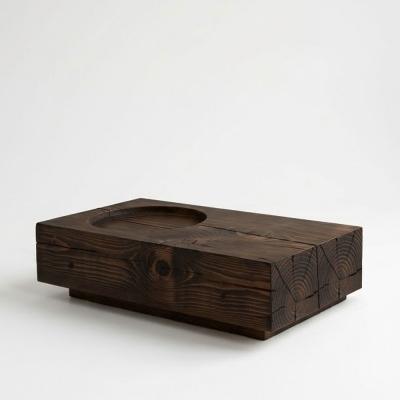 Pfeifer Studio Circle Beam Cocktail Table