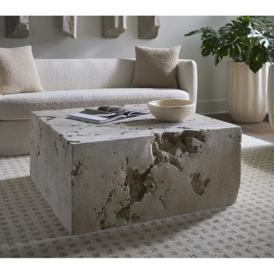  Pfeifer Studio Crema Stone Coffee Table