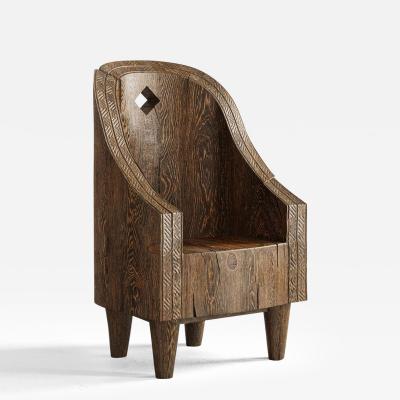  Pfeifer Studio Empress Hand Carved Chair