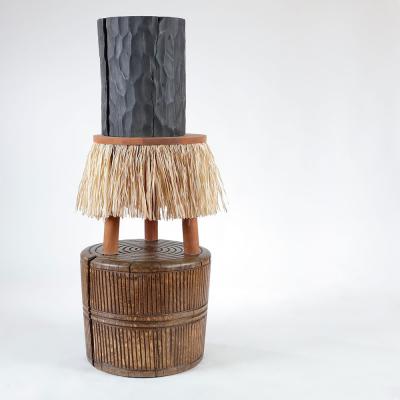  Pfeifer Studio Garibaldi Hand Carved Log Table