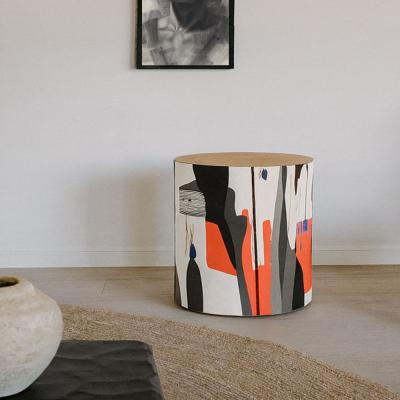  Pfeifer Studio La Cuevita Hand Painted Log Table