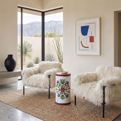  Pfeifer Studio Laine Painted Log Table