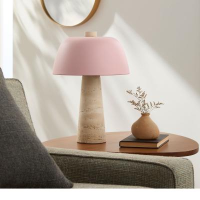  Pfeifer Studio Nara Travertine Table Lamp