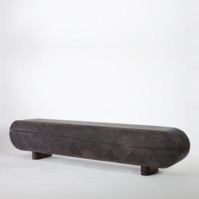 Pfeifer Studio Ossian Carved Bench Table