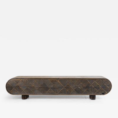  Pfeifer Studio Ossian Carved Bench Table S01