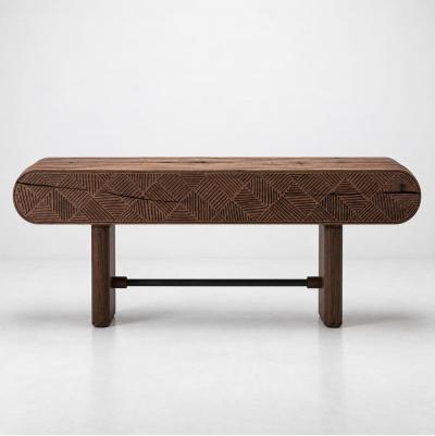  Pfeifer Studio Ossian Carved Console Table