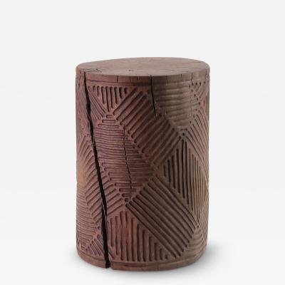  Pfeifer Studio Ossian Hand Carved Log Table