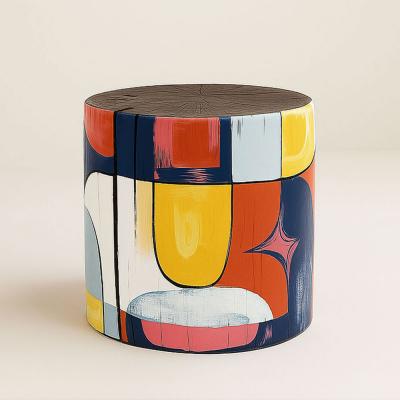  Pfeifer Studio Painted Pop Log Table