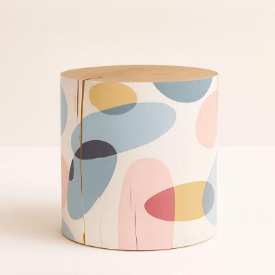  Pfeifer Studio Pebble Pop Hand Painted Log Table