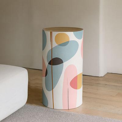  Pfeifer Studio Pebble Pop Hand Painted Log Table