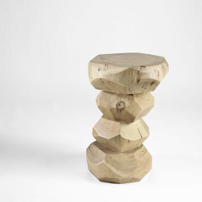  Pfeifer Studio Piedra Bleached Wood Side Table