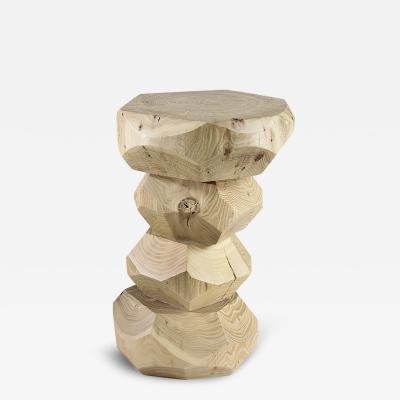  Pfeifer Studio Piedra Bleached Wood Side Table