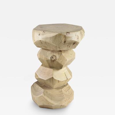  Pfeifer Studio Piedra Bleached Wood Side Table