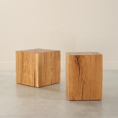  Pfeifer Studio Putnam Oak Cube Table