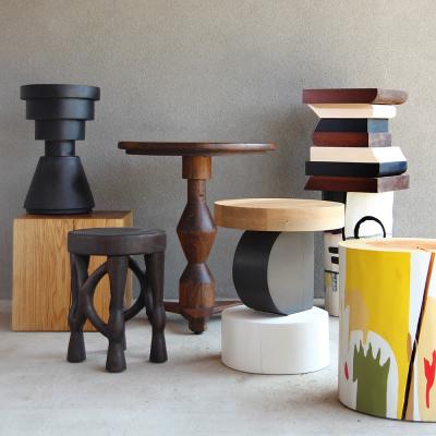  Pfeifer Studio Putnam Oak Cube Table