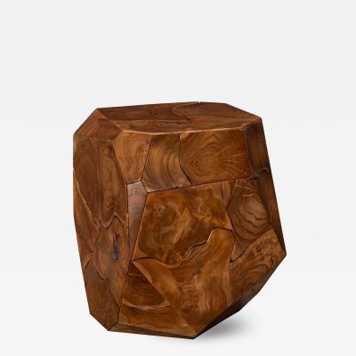  Pfeifer Studio Pyra Teak Side Table