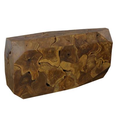  Pfeifer Studio Pyra Teak Wood Console Table