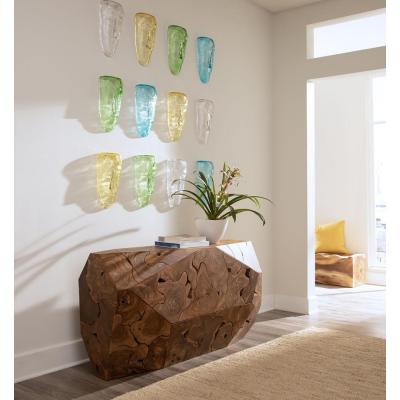  Pfeifer Studio Pyra Teak Wood Console Table