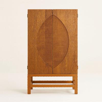  Pfeifer Studio Solana Carved Wood Cabinet