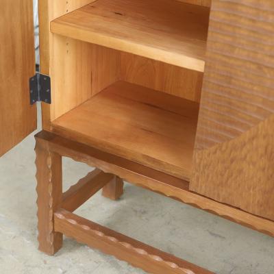  Pfeifer Studio Solana Carved Wood Cabinet