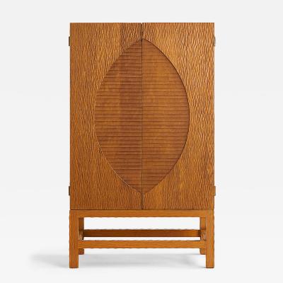 Pfeifer Studio Solana Carved Wood Cabinet